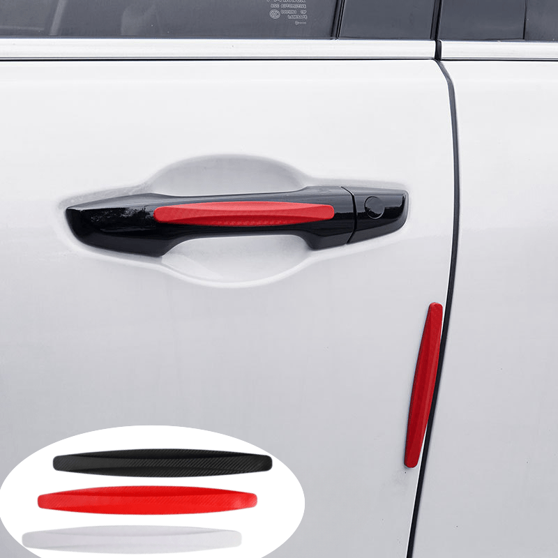 4 Pcs Universal Car Door Anti-Collision Strips Rearview Mirror Protector