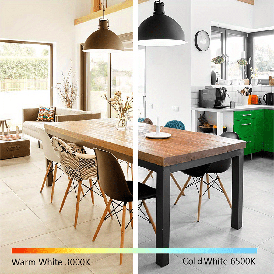 Комплект из 10 светодиодных ламп для внутренней гостиной, яркость, энергосбережение