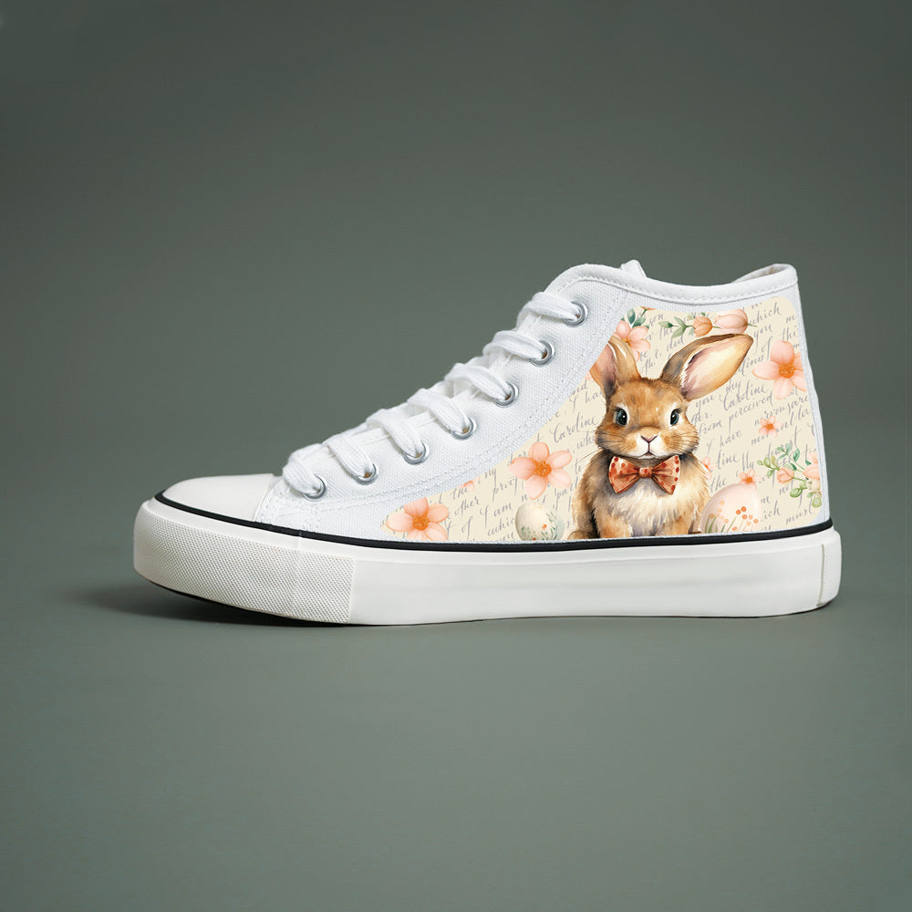 Women Black and White Casual Skate Shoes with Laces for All Seasons