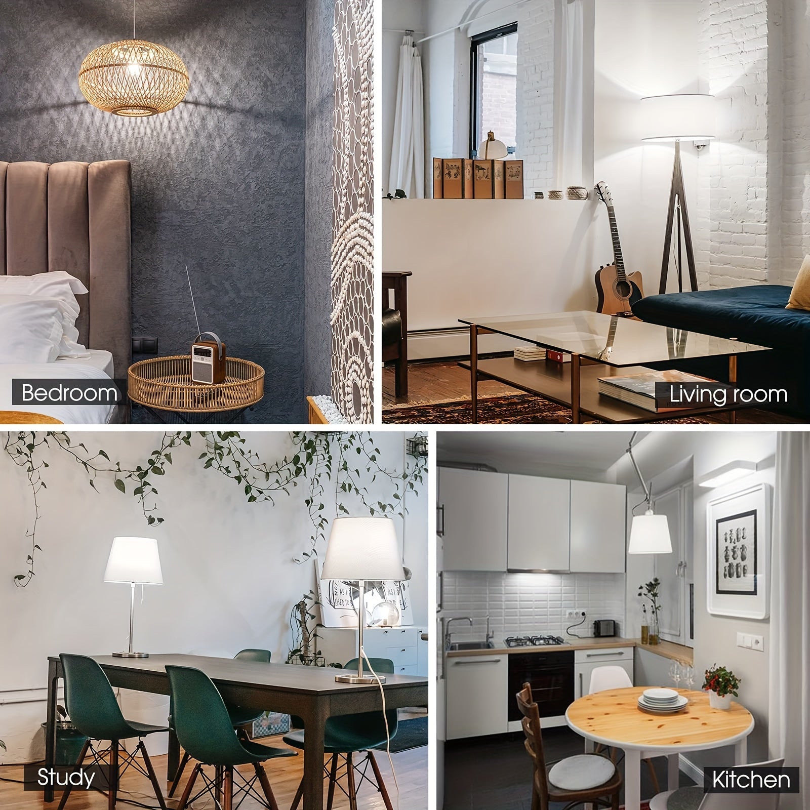 4 Pack LED Light Bulbs 16W 220V E27 Non-Dimmable Indoor Use