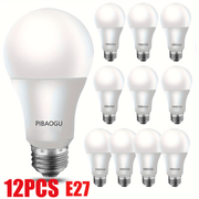 12pcs LED Light Bulbs 14W E27 Cool White Warm White 1250 Lumens Long Lasting