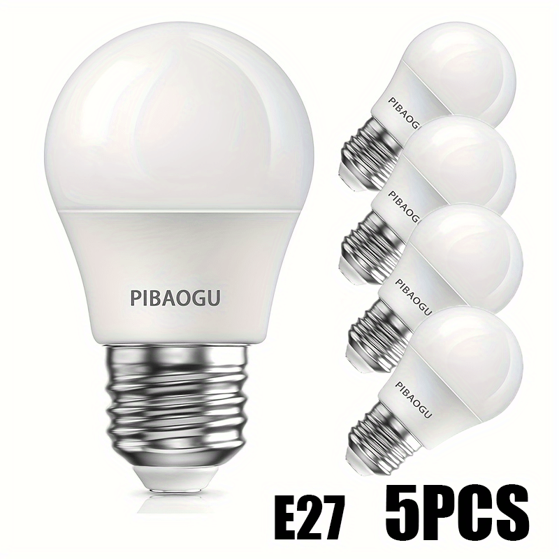 5-Pack E27 3W LED Light Bulbs 220V Warm White Cold White Indoor Home