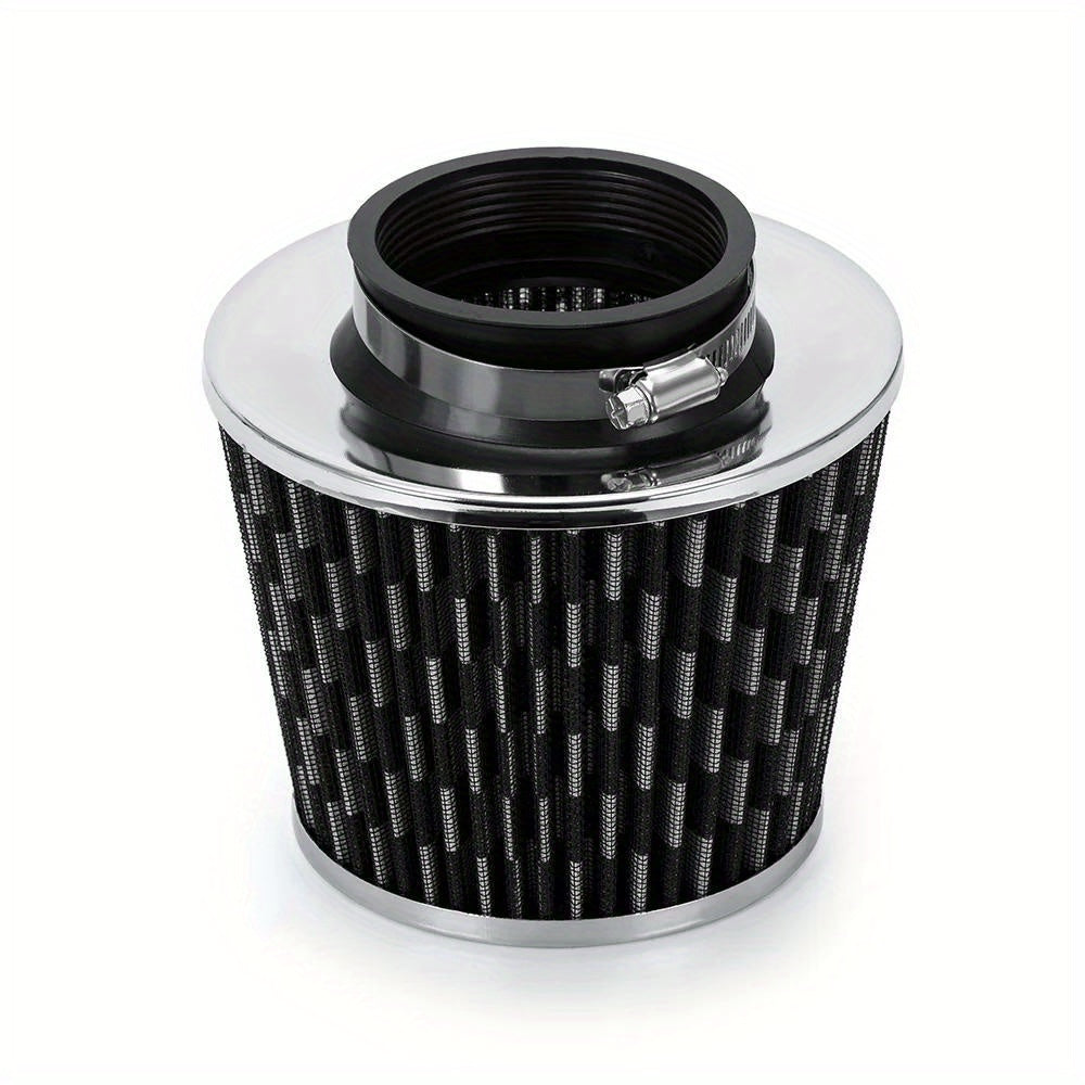 Kit de entrada de aire para coche de aleación de aluminio universal de 3 pulgadas con filtro y tubo
