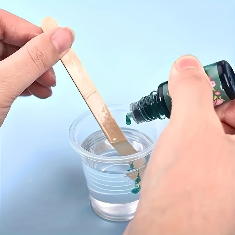 Resin Pigment Set for DIY Jewelry Making and Art Projects with Liquid Colorant