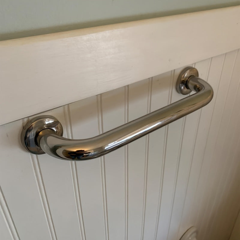 Stainless Steel Bathroom Grab Bar Handle 30.48cm or 50.8cm Traditional Style Durable 201 Material
