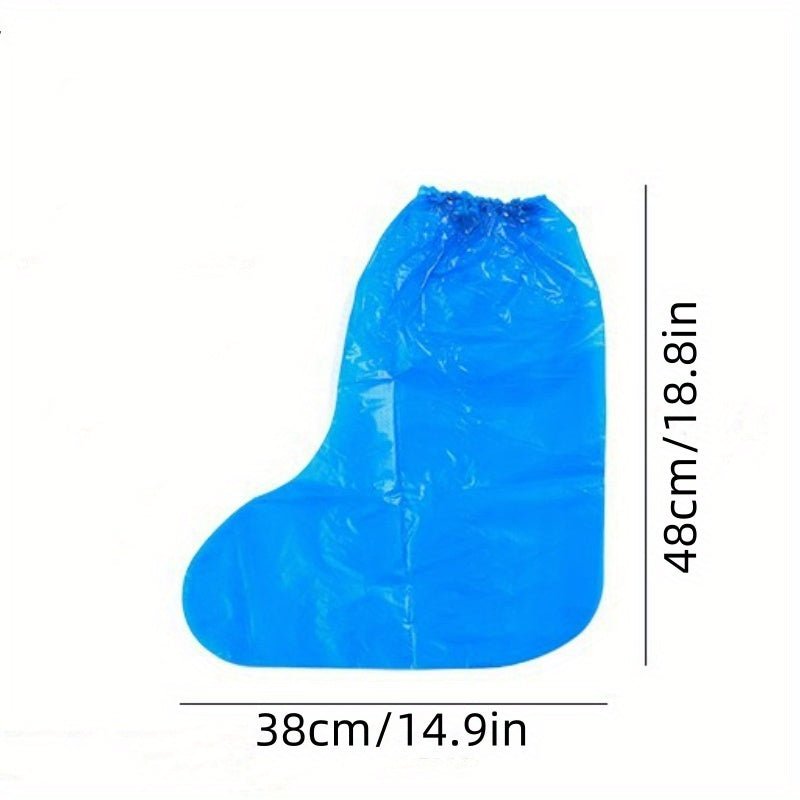 Adult Waterproof Rain Shoe Covers with Anti-Slip and Thickened Material