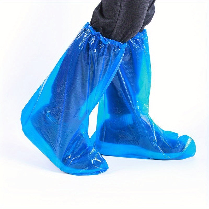 Adult Waterproof Rain Shoe Covers with Anti-Slip and Thickened Material