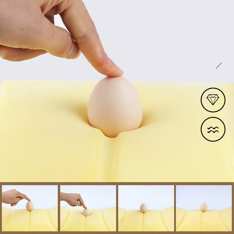 1 dona qora rangli xotira ko'pik avtomobil o'rindiq bosh yostiqchasi bosh va bo'yin qo'llab-quvvatlash uchun.