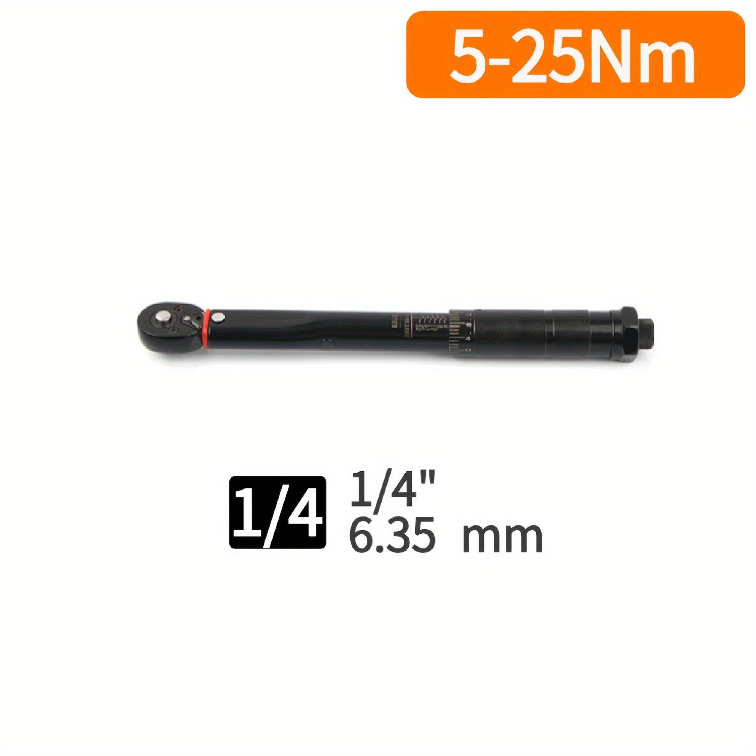 Черный торцевой ключ с усилием 3/8 дюйма 5-210 Нм, привод 1/2 дюйма, для автомобильного ремонта