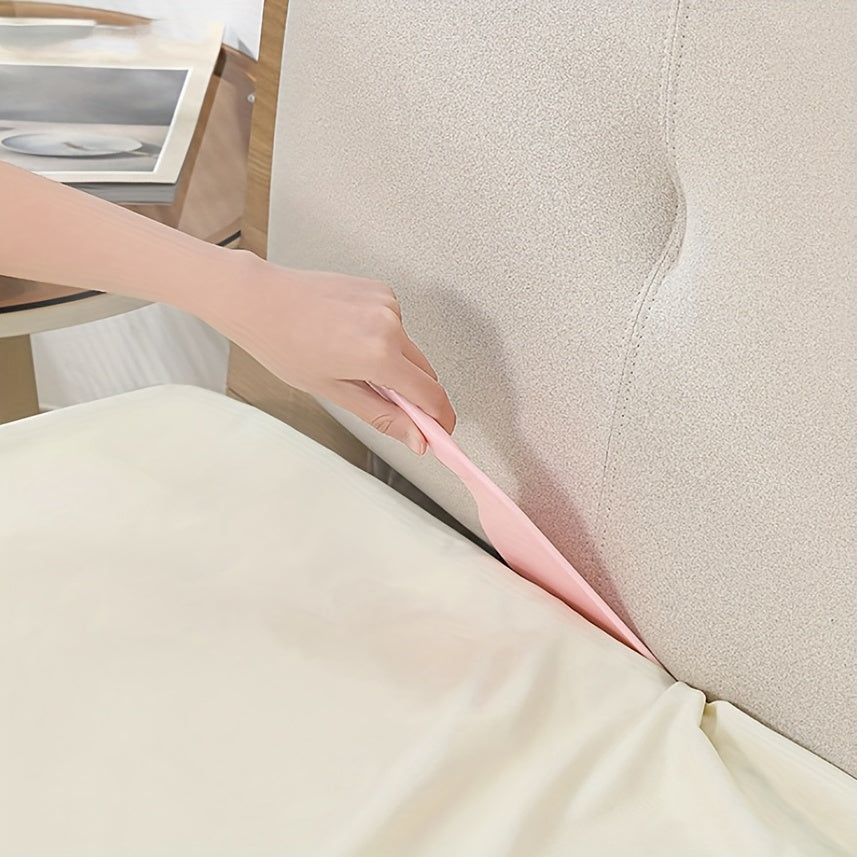 Herramienta de enganche de sábanas de plástico para facilitar hacer la cama y reemplazar la falda