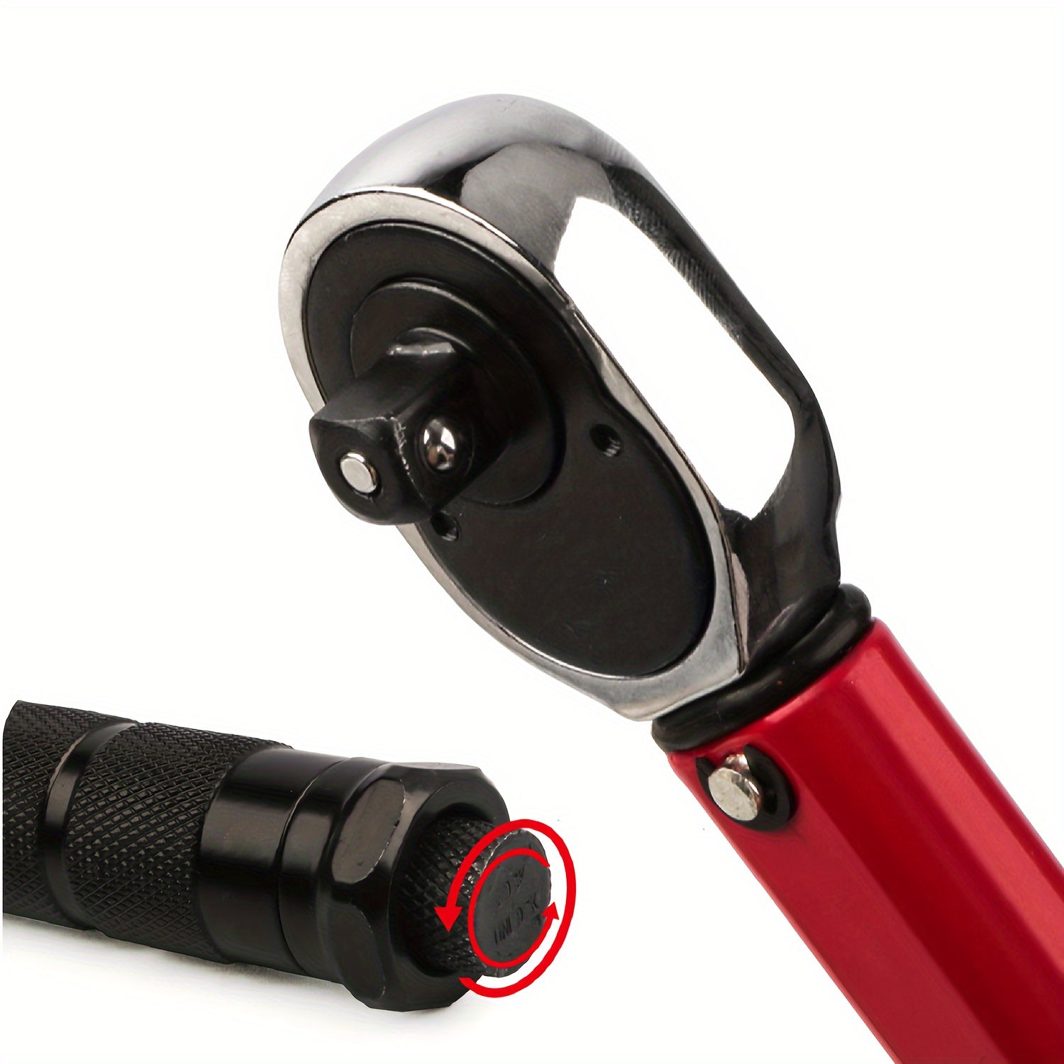 Llave dinamométrica de 3/8 pulgadas 5-210Nm transmisión automotriz acero rojo