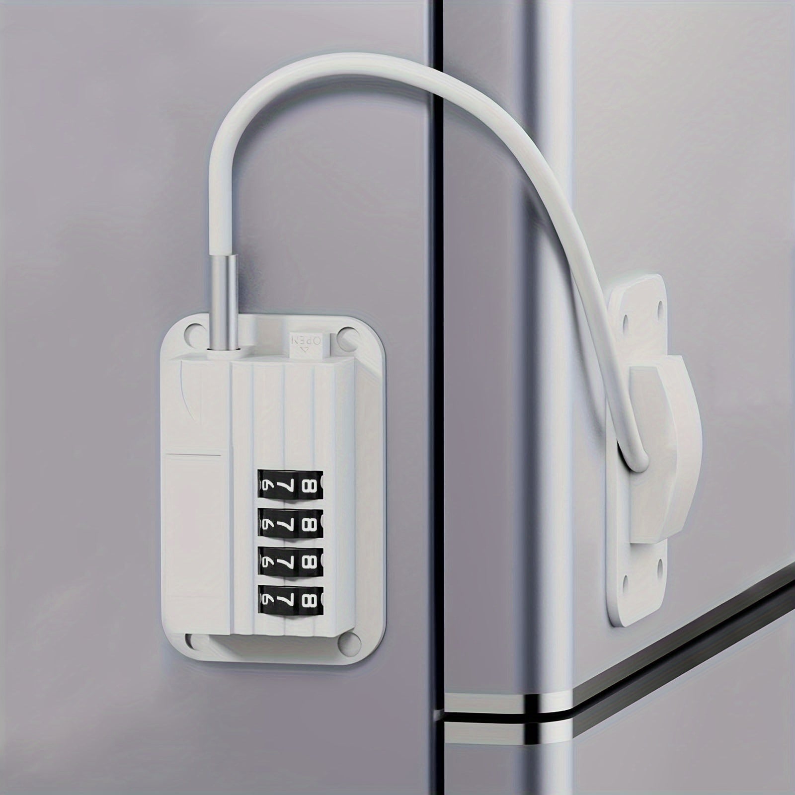 Password-Protected Door Lock for Refrigerator Cabinets Drawers and Doors