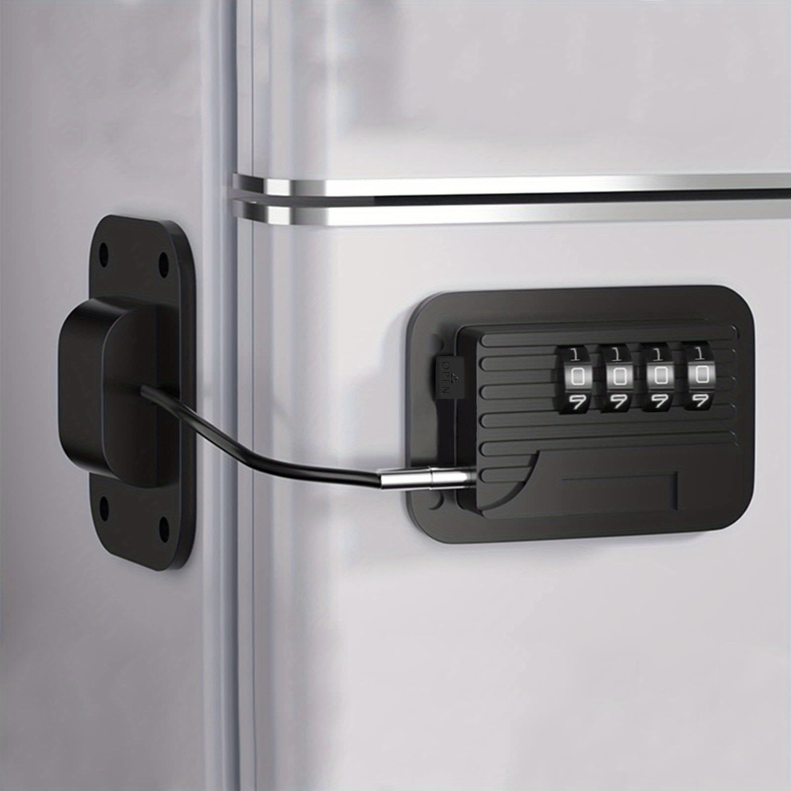 Password-Protected Door Lock for Refrigerator Cabinets Drawers and Doors
