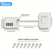 Password-Protected Door Lock for Refrigerator Cabinets Drawers and Doors