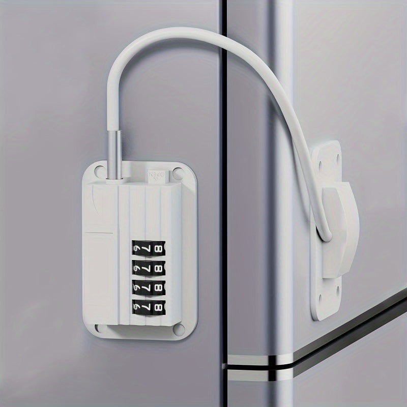 Password-Protected Door Lock for Refrigerator Cabinets Drawers and Doors