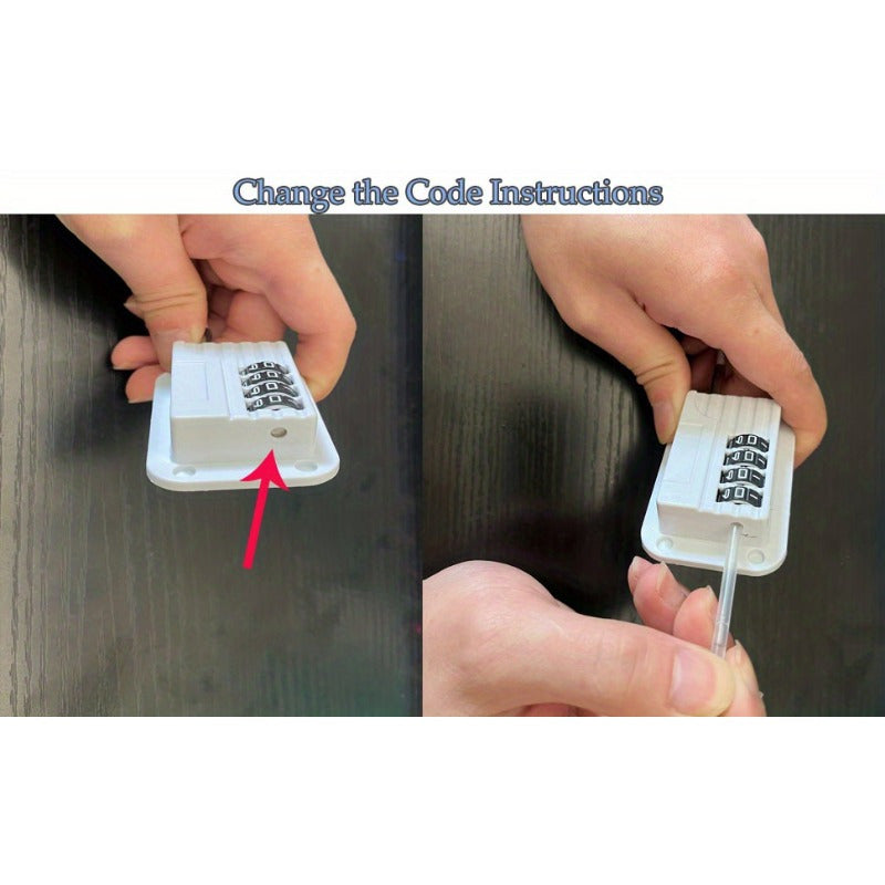 Password-Protected Door Lock for Refrigerator Cabinets Drawers and Doors