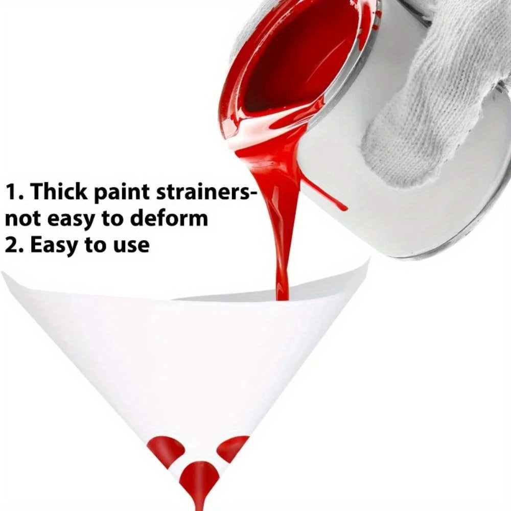 10/20/30pcs Car Paint Paper Funnel Disposable Filter Mesh Spray Paint Tool