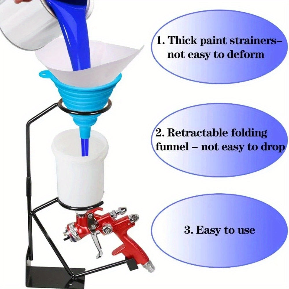 10/20/30pcs Car Paint Paper Funnel Disposable Filter Mesh Spray Paint Tool