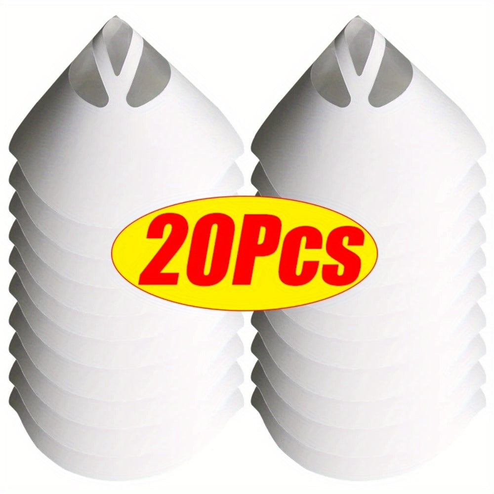 10/20/30pcs Car Paint Paper Funnel Disposable Filter Mesh Spray Paint Tool