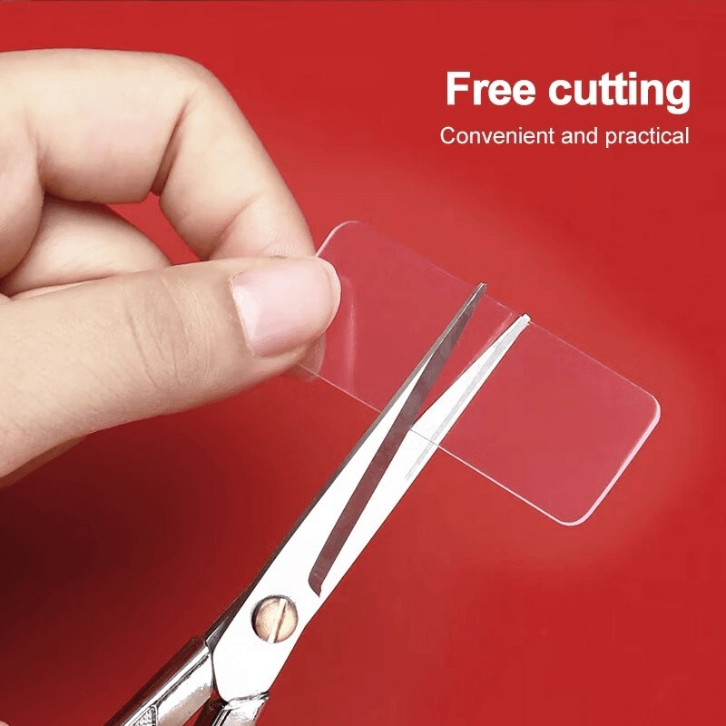 5 Boxes Reusable Double Sided Nano Tape Waterproof Washable Household Wall Stickers Patches