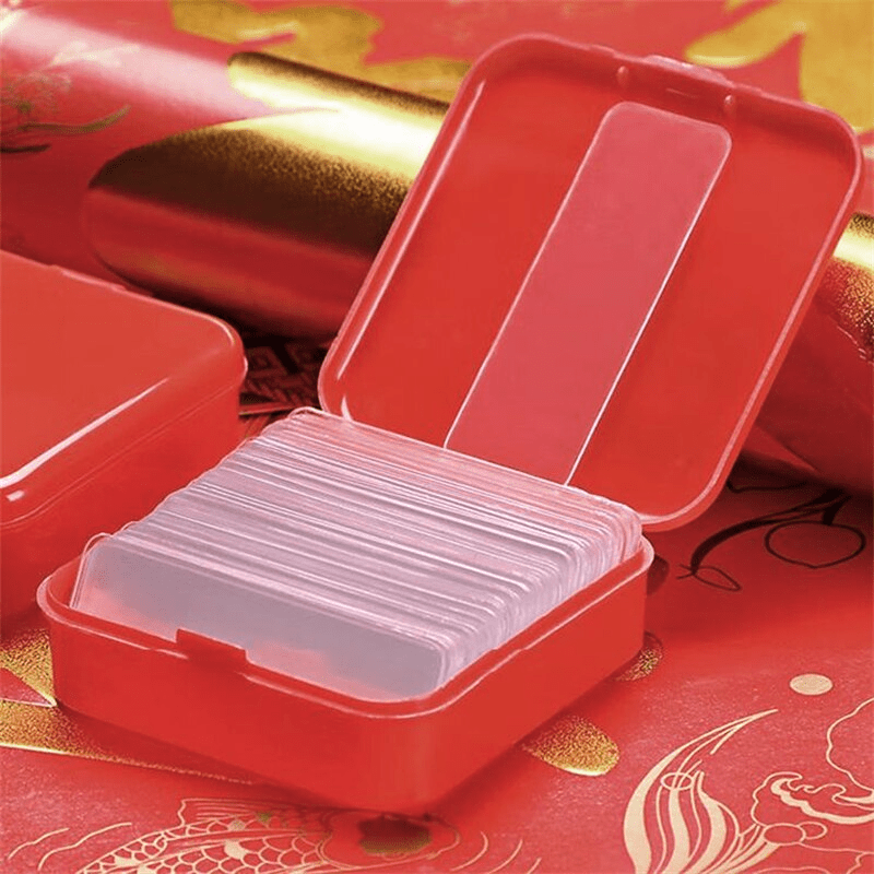 5 Boxes Reusable Double Sided Nano Tape Waterproof Washable Household Wall Stickers Patches