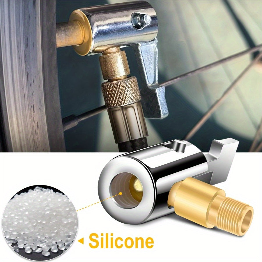 Standart valf bilan barcha metall qulflashli havo chuk tirkama shlangi adapteri