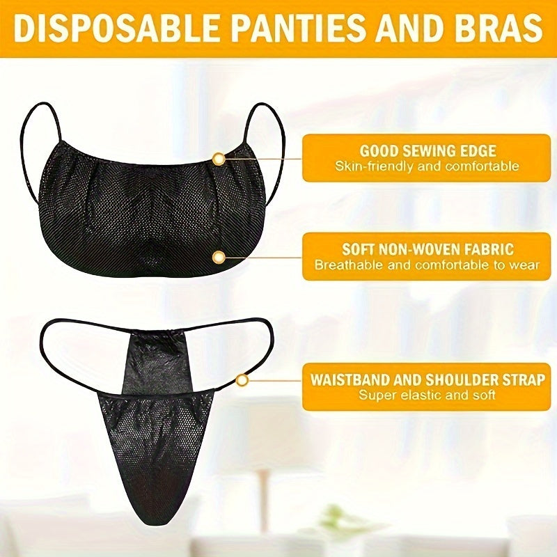 Ropa interior desechable para mujer, variedad de tangas y bikinis para bronceado sin sol