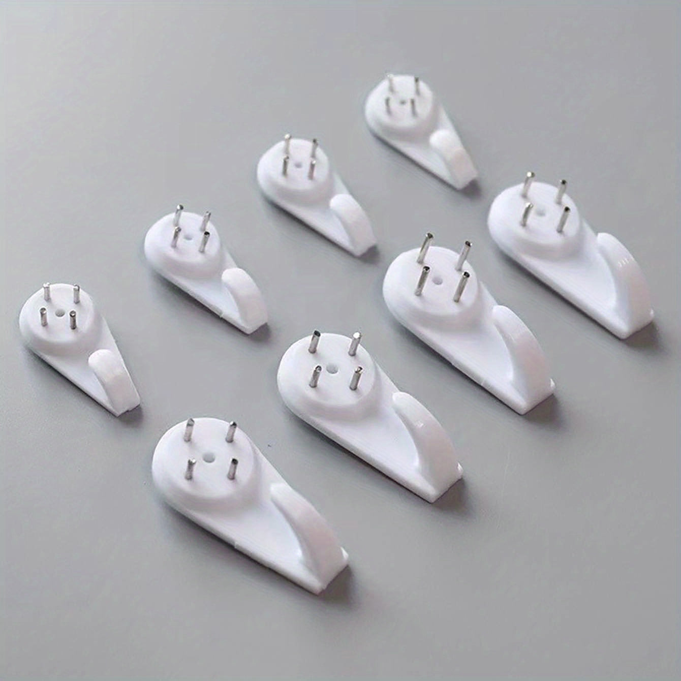 Набор из 10/20 невидимых безследных крючков для ногтей для подвешивания фотографий, рамок и свадебных фотографий без пробивания стен.