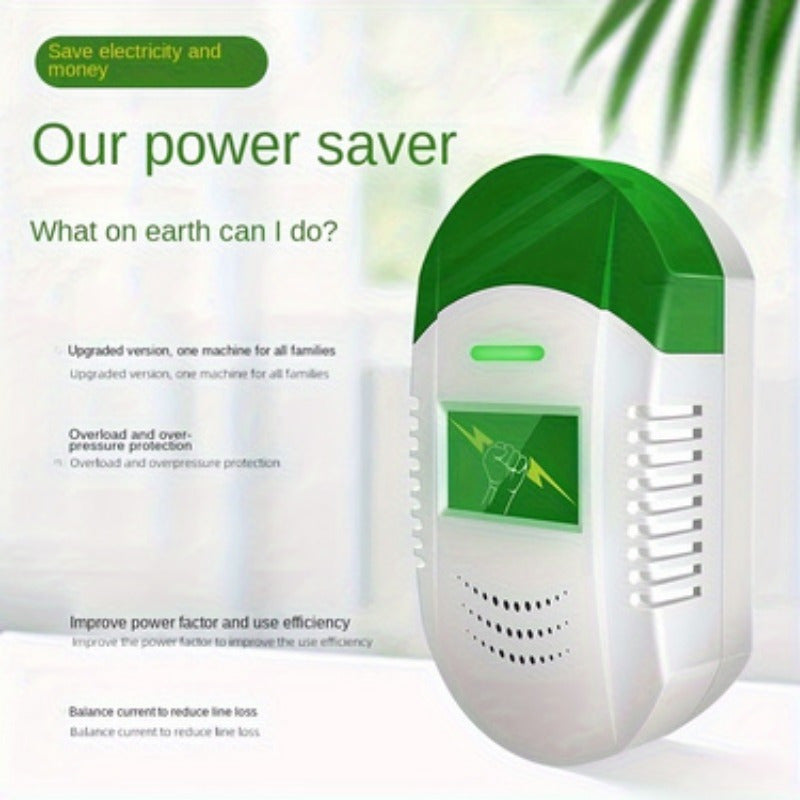 Dispositivo de ahorro de energía para hogar inteligente Montaje en pared 220V 240V Plástico negro