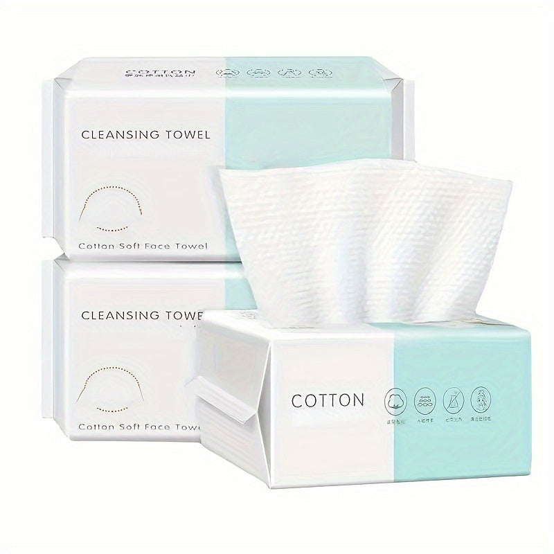 Disposable Face Towels Pack of 30 50 60 70 Soft Reusable Cleansing Wipes