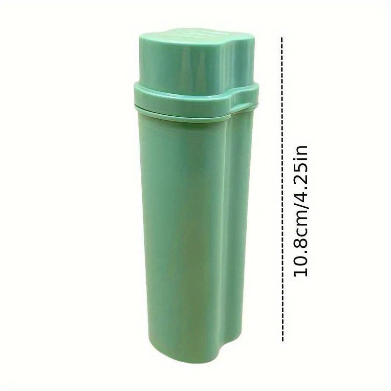 Unisex Metal Cigarette Case with Fire Starter Dual Compartments Random Color