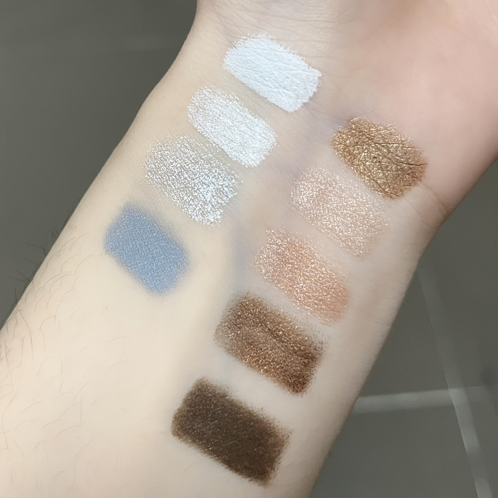 Женский набор теней для век и карандаша для глаз с жемчужным эффектом, водостойкий, стойкий