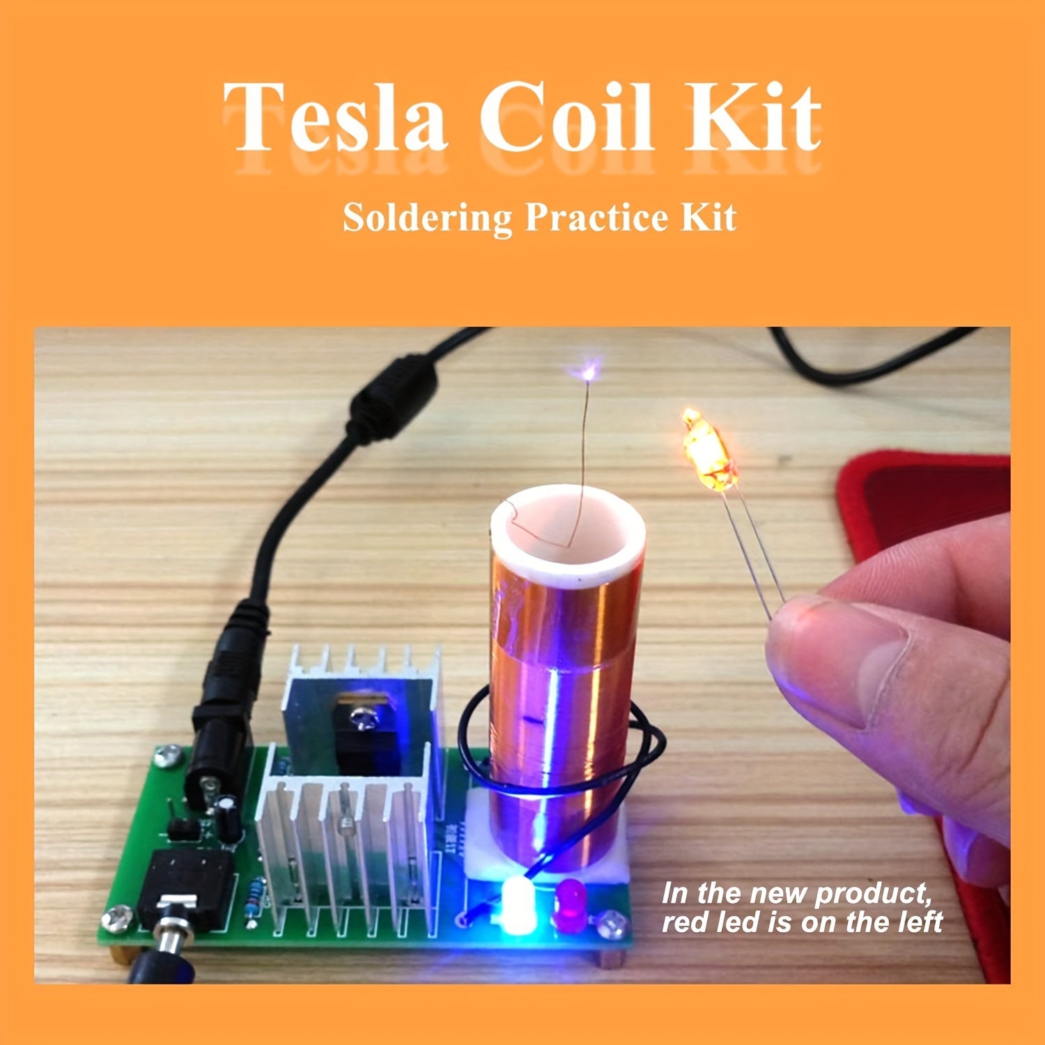 Mini Music Tesla Coil Kit PVC Electronics Science Experiment