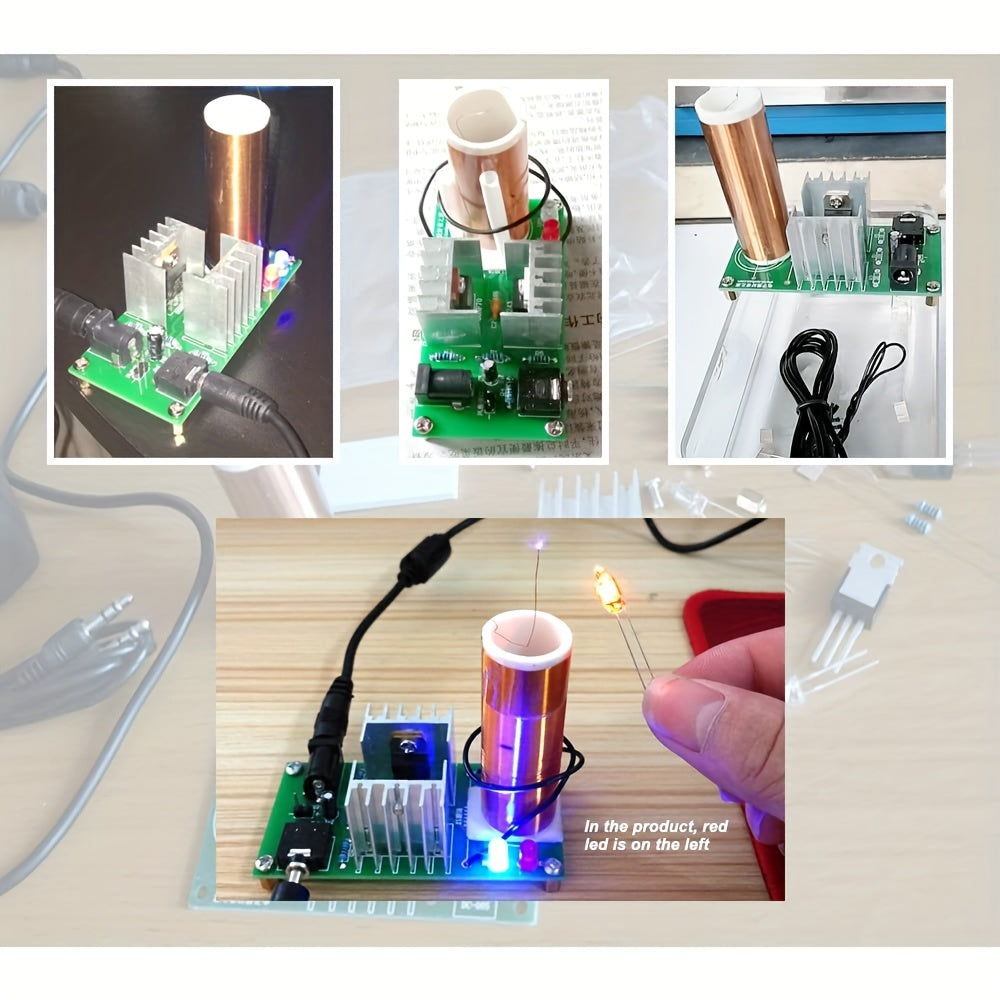 Mini Music Tesla Coil Kit PVC Electronics Science Experiment