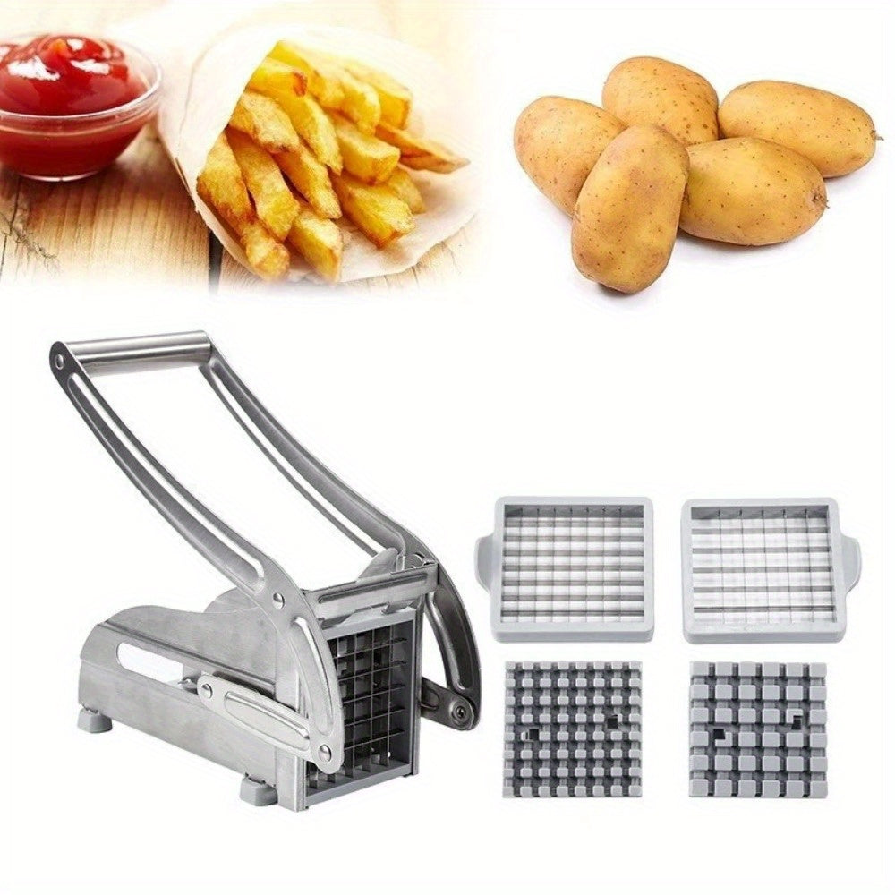 Stainless Steel Manual Potato Slicer for Kitchen, Cucumber and Radish Cutter