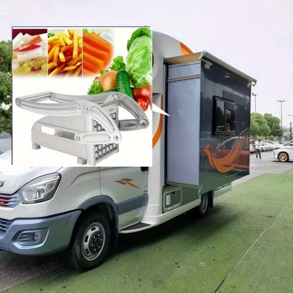 Stainless Steel Manual Potato Slicer for Kitchen, Cucumber and Radish Cutter