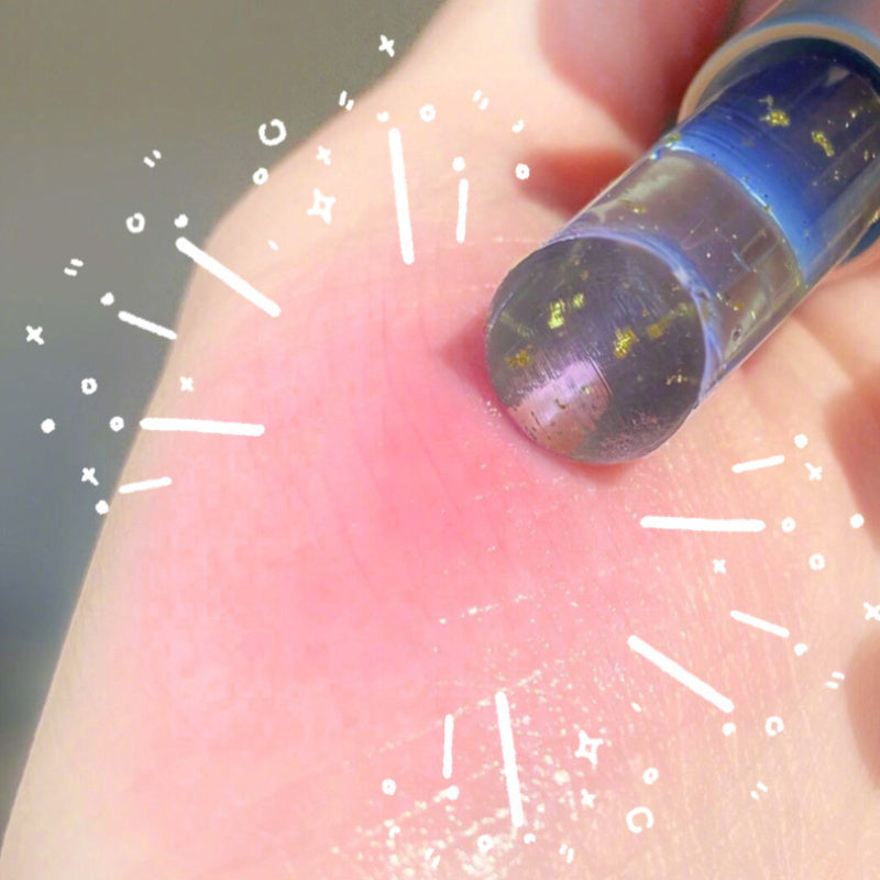 Mujeres lápiz labial de color rosa que cambia de color, de larga duración, a prueba de agua