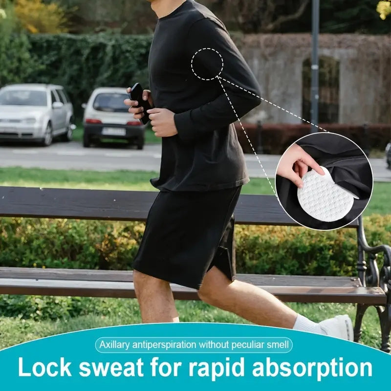 Unisex Disposable Underarm Sweat Pads Absorbent Quick-Dry Odor Control