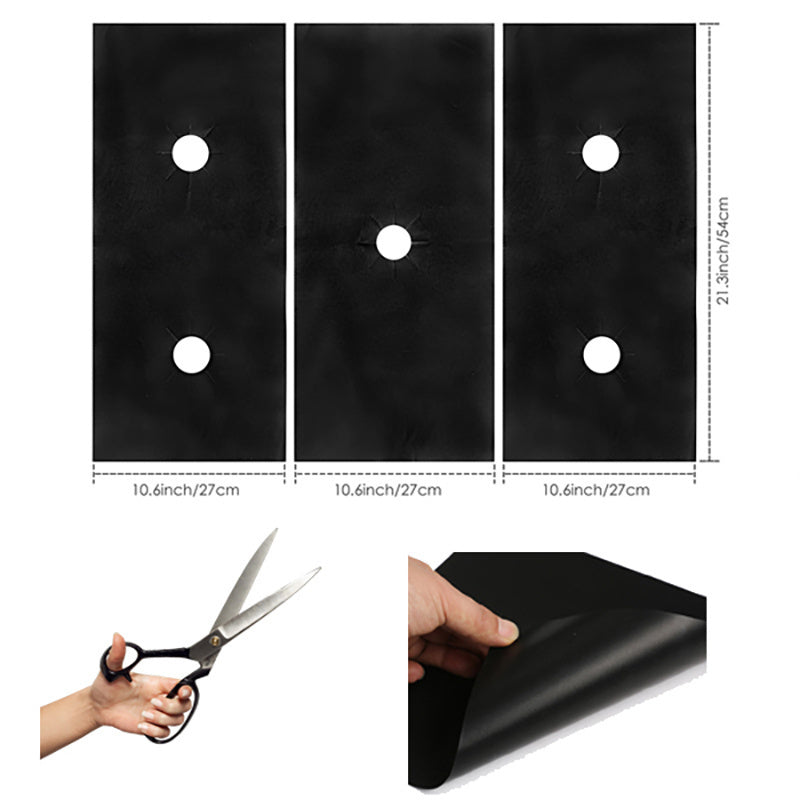 Heat-Resistant Washable Silicone Stove Top Covers for Gas Burners