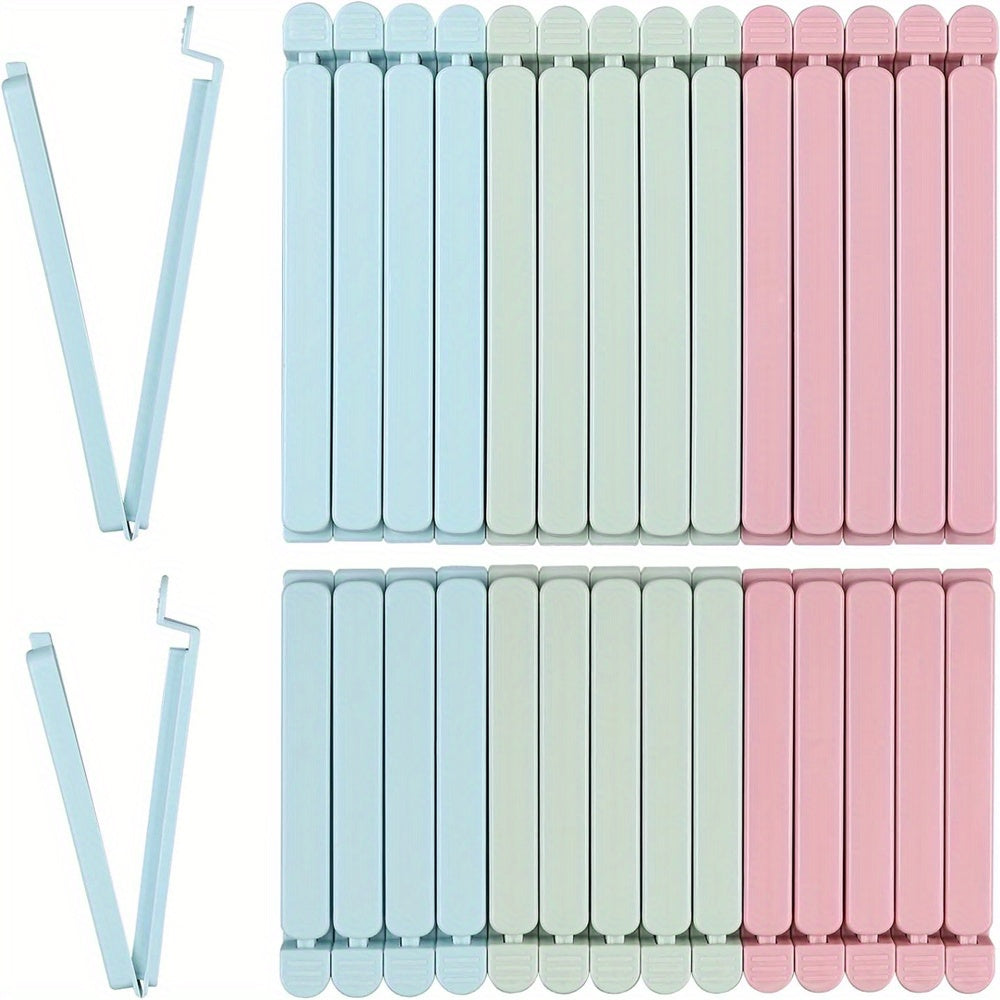 [Bestseller] 30 штук пластиковых зажимов для закусочных пакетов, различных размеров 11,94 см и 15,24 см