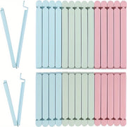 [Bestseller] 30 штук пластиковых зажимов для закусочных пакетов, различных размеров 11,94 см и 15,24 см