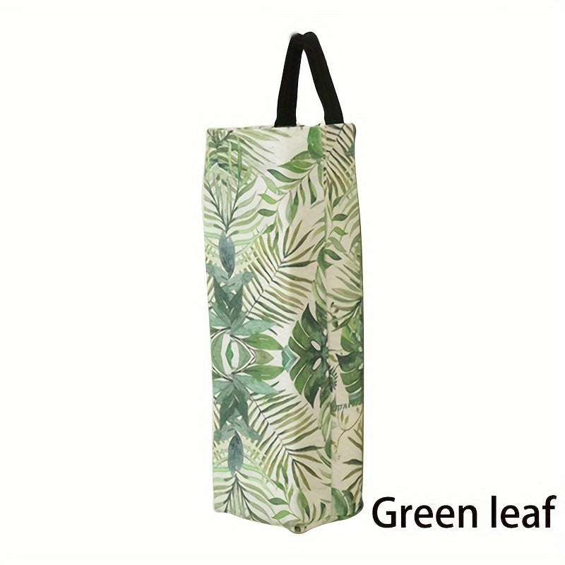 Dispensador organizador de bolsas de basura de pared con gran capacidad para cocina