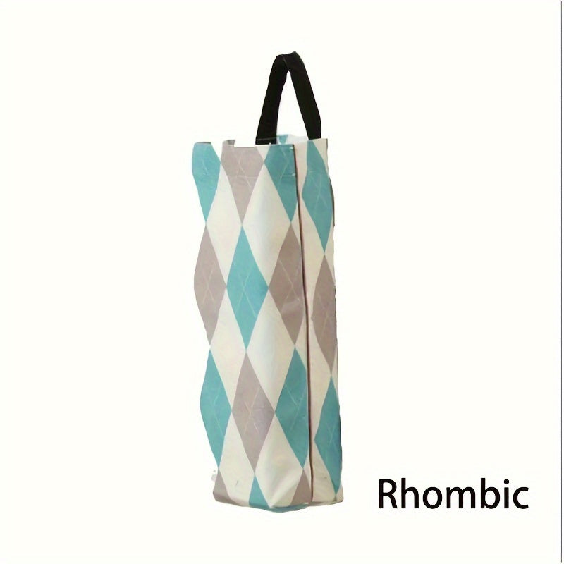 Dispensador organizador de bolsas de basura de pared con gran capacidad para cocina