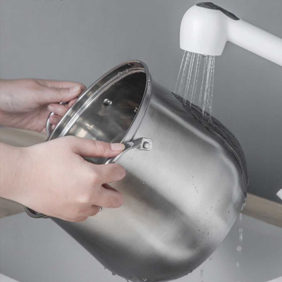 Large Stainless Steel Stock Pot for Soups and Stews 12 Quart