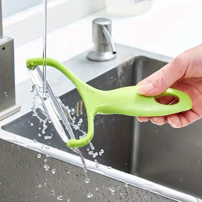 Juego de utensilios de cocina de acero inoxidable con pelador de verduras, cuchillo de fruta y cortador de col