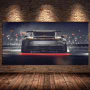 Modern Supercar Rear View Canvas Wall Art for Living Room Bedroom Office
