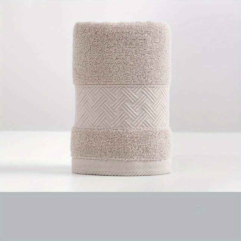 LattBy Ультра-мягкое хлопковое полотенце для лица - впитывающее, нежное к коже полотенце для рук и ванной в светло-коричневом, кремовом, розовом, синем цветах, LATTBY