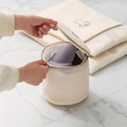 Bolsa de lavandería de malla para sujetadores con bolsa de lavado de poliéster engrosada