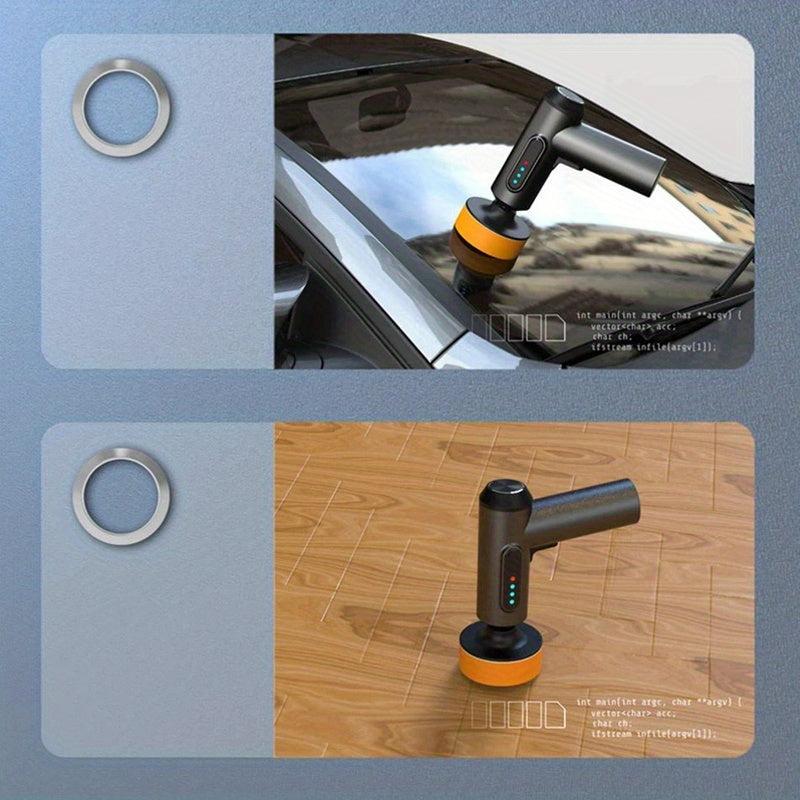 Wireless Car Polishing Machine Digital Display Electric Waxing Tool for Car Scratch Repair