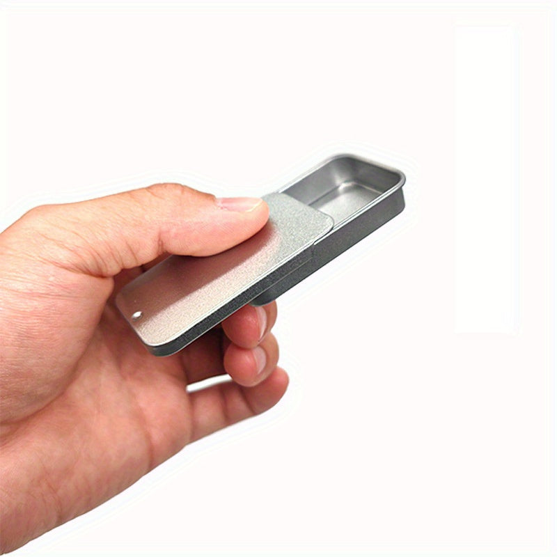 Набор из 10 металлических контейнеров для бальзама для губ, баночки для хранения, для рукоделия и путешествий